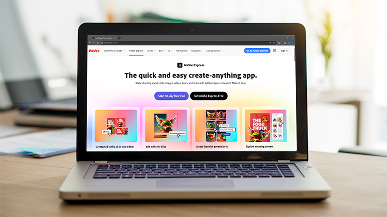 adobe express as an example of a canva alternative