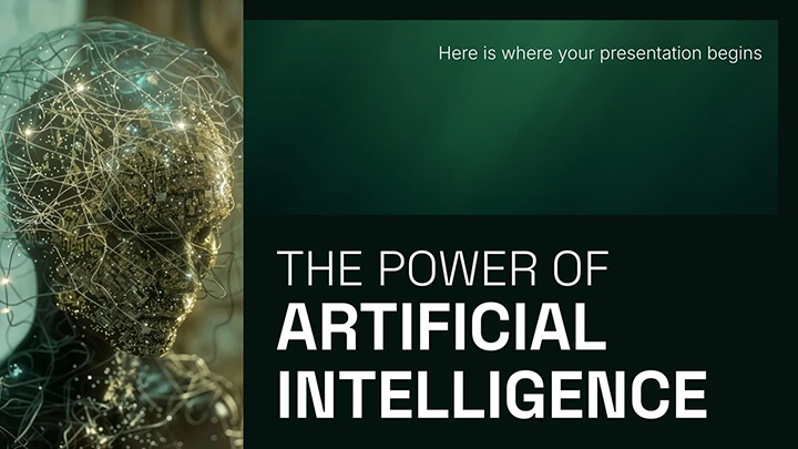 the power of artificial intelligence in a business plan presentation