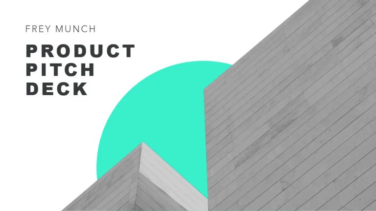 light modernist white themed business plan presentation design