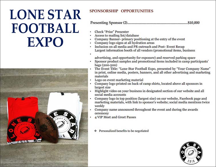 Beispiel für Sportsponsoring-Vorschlag Beispiel für einen Sponsoring-Vorschlag eines Sportevents im Bereich Fußball