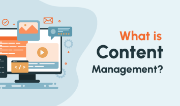 what is content management concept illustration