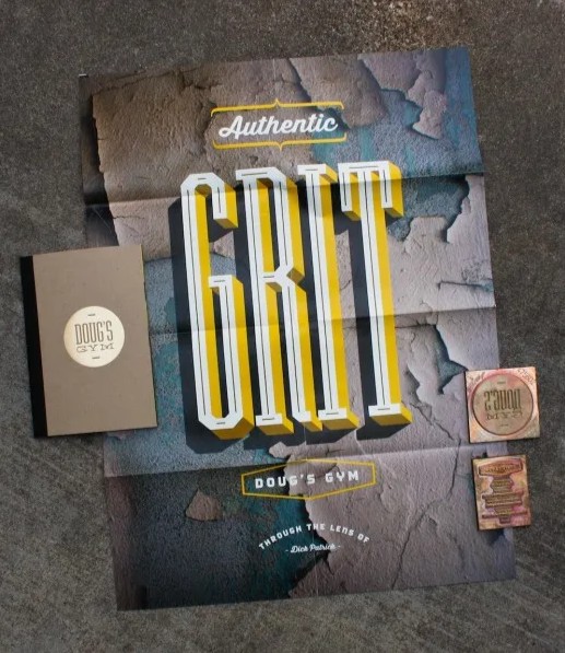 boxing gym brochure as an example of a marketing brochure