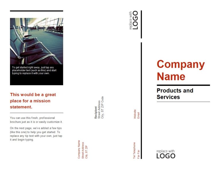 beginner friendly marketing brochure template