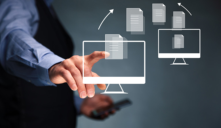 pdf file management and document transfer