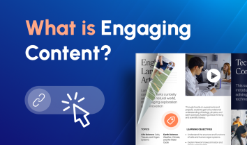 what is engaging content concept with interactive media