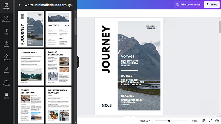 maintaining visual consistency across a canva project
