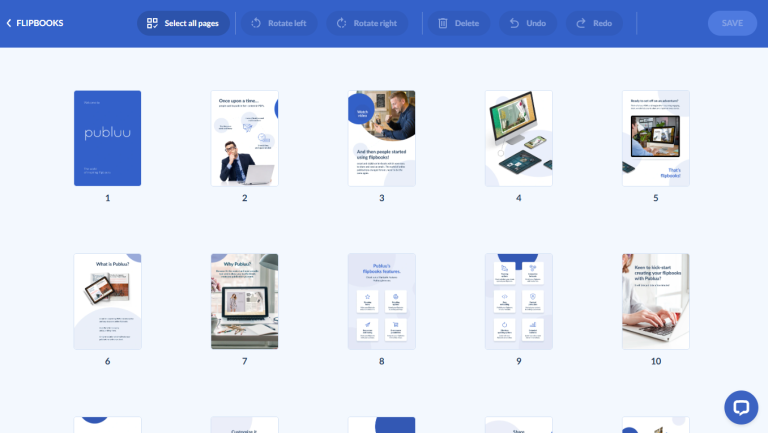 Modalità Organizza Pagine modalità organizza pagine in publuu